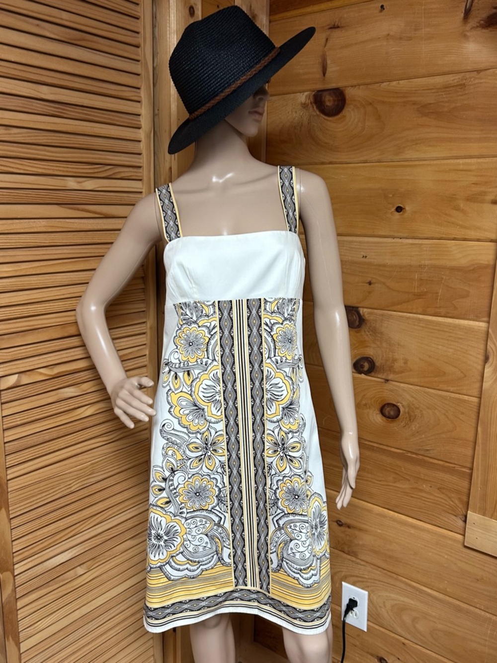 Sun dress sunflower vibes cotton excellent preowned  condition beach